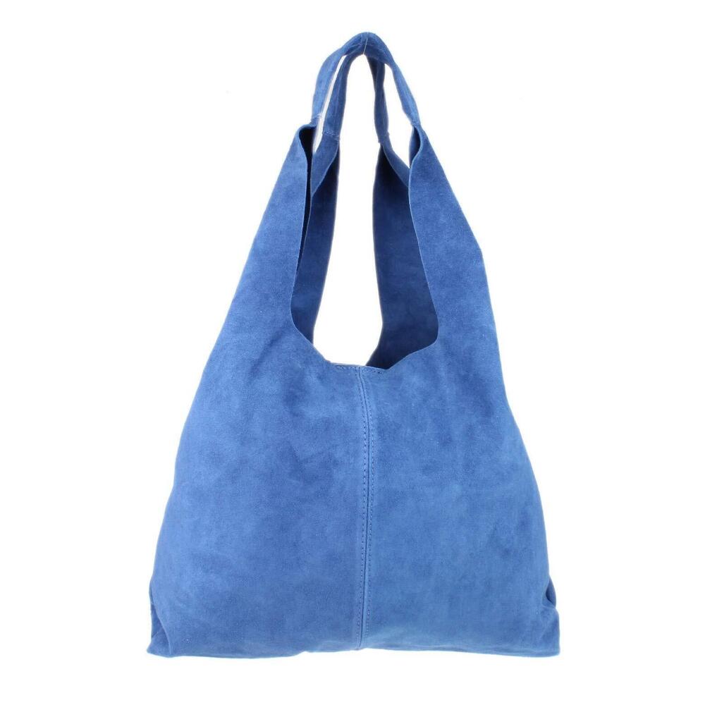 4253 Plain Open Shoulder Bag Denim